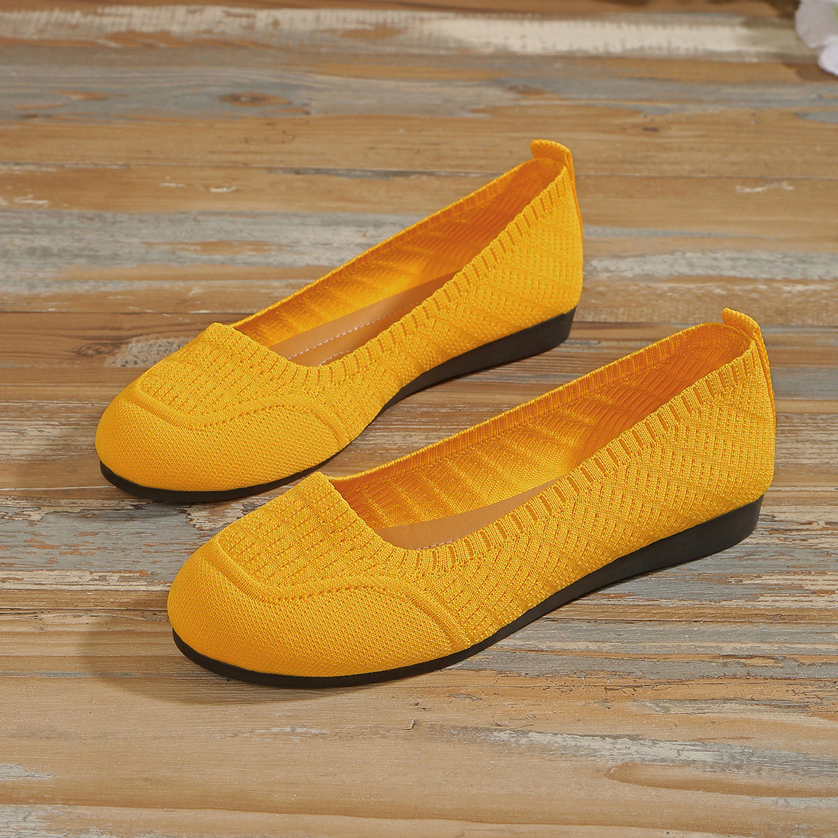Dames Ballerines en tricot légères Chic und Stil