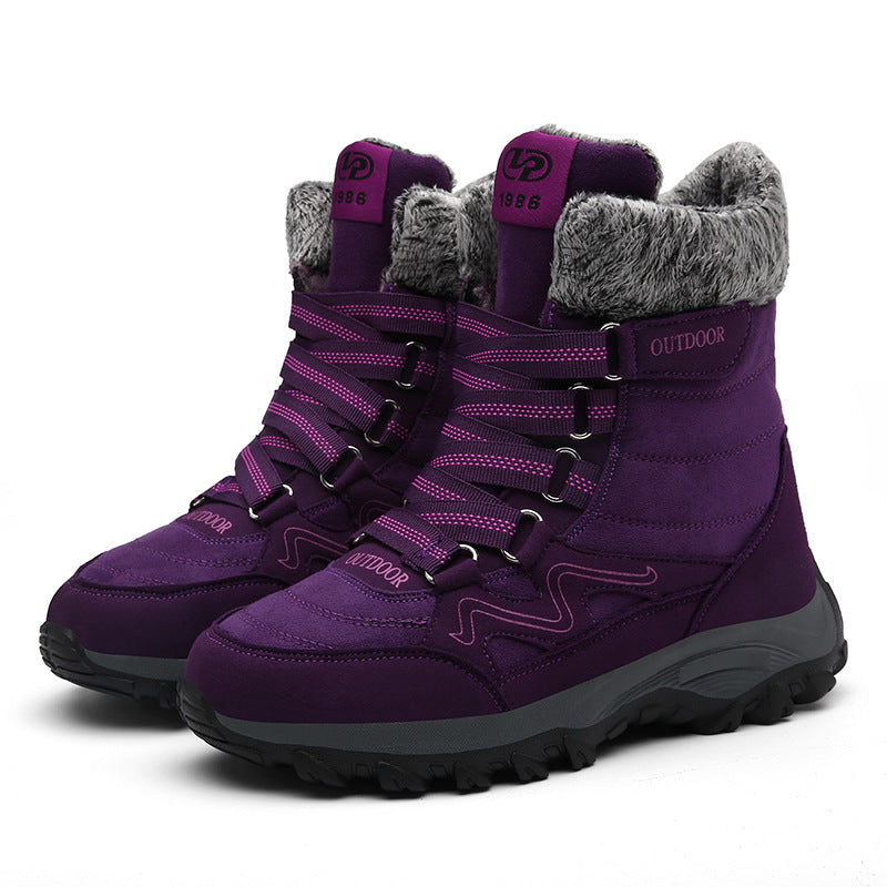 Bottes d'hiver confortables pour femmes avec doublure isolante Chic und Stil