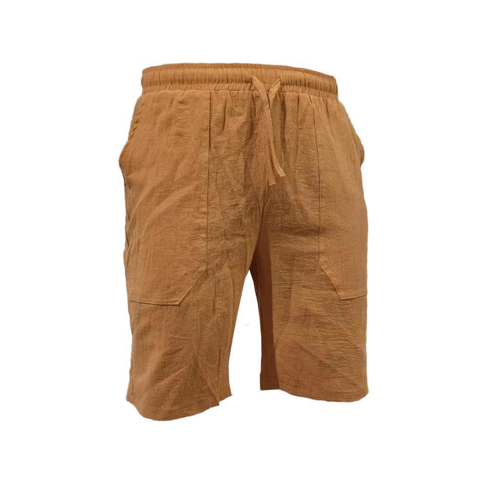 Pantalons de loisirs légers pour hommes en lin respirant Chic und Stil