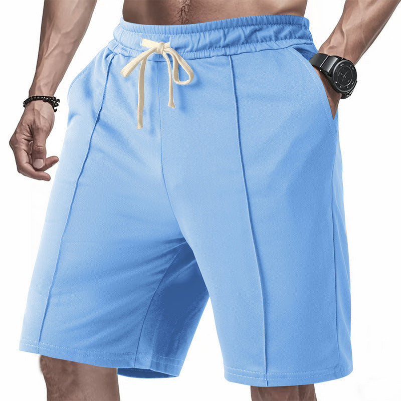 Shorts de sport confortables pour hommes avec taille élastique et poches latérales pratiques Chic und Stil