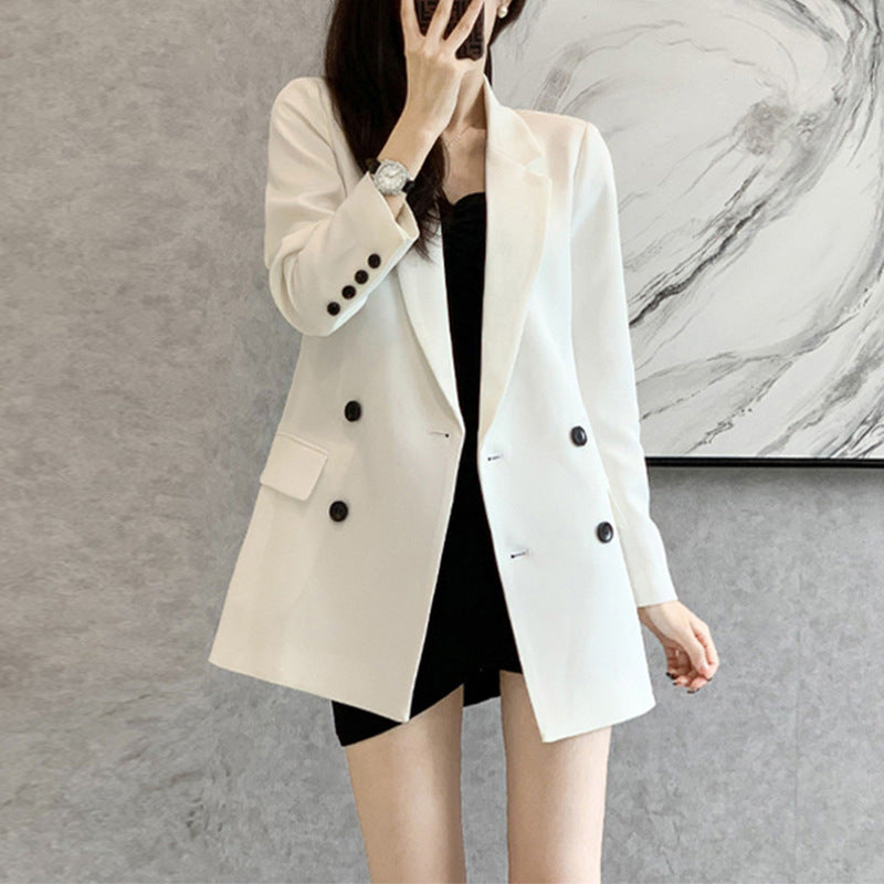Veste oversize à double boutonnage pour femmes Chic und Stil