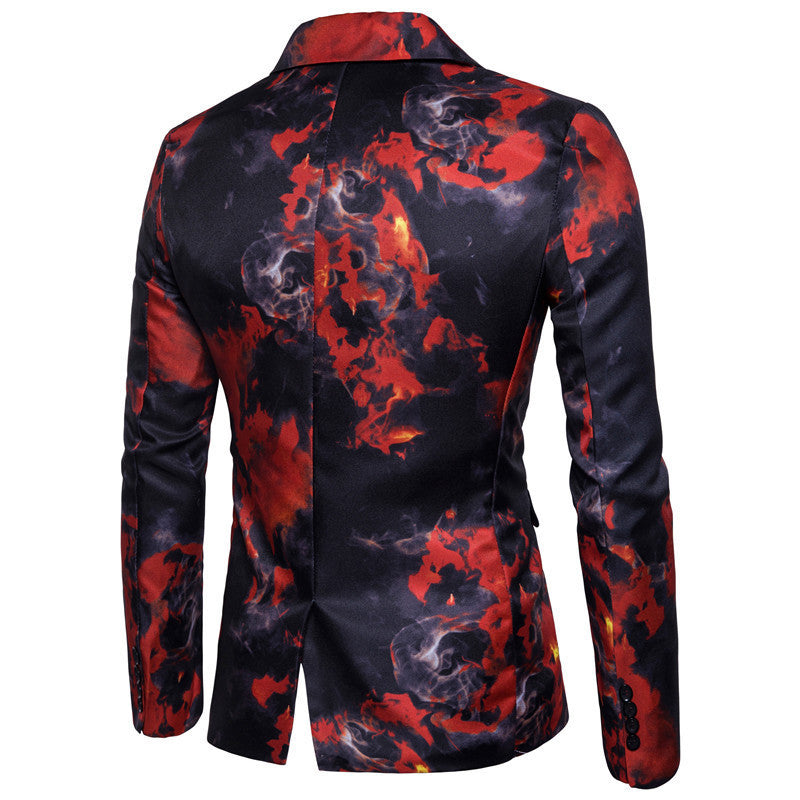 Blazer élégant pour hommes avec dégradé de couleurs artistique Chic und Stil