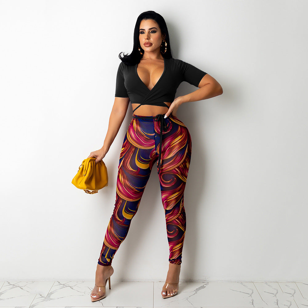 Leggings Fashion Hauts pour Femmes Chic und Stil