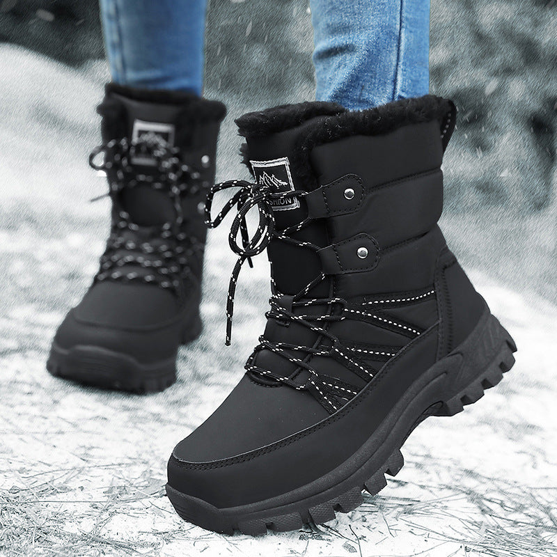 Bottes d'hiver isolées pour femmes avec semelle antidérapante et doublure douce Chic und Stil
