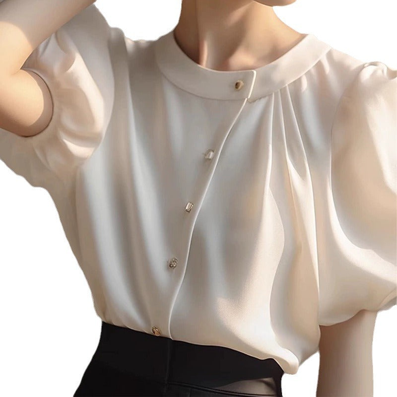 Blouse élégante à boutons pour femmes Chic und Stil
