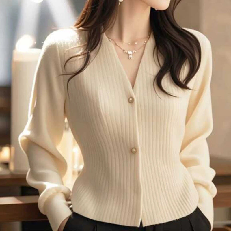 Blouse à manches longues en tricot torsadé Chic und Stil