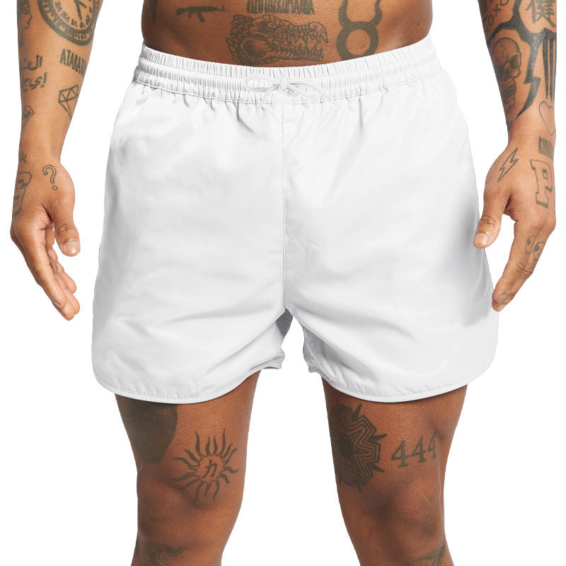 Shorts de bain pour hommes avec taille élastique et poches latérales pratiques Chic und Stil