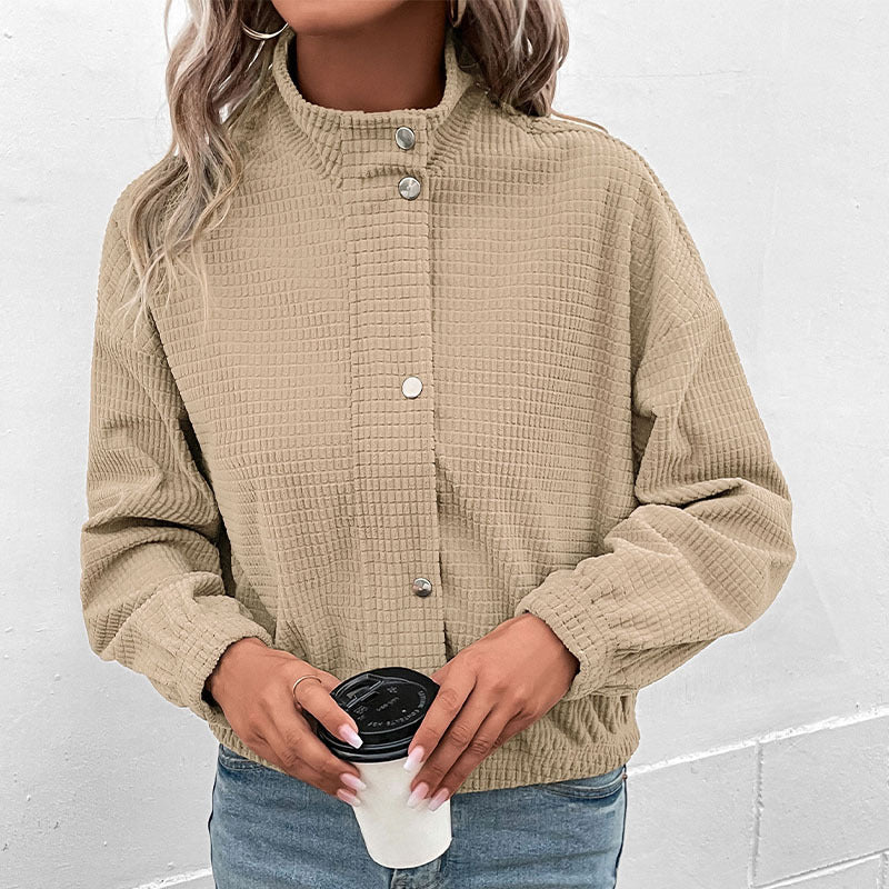 Dames doudoune avec col haut Chic und Stil