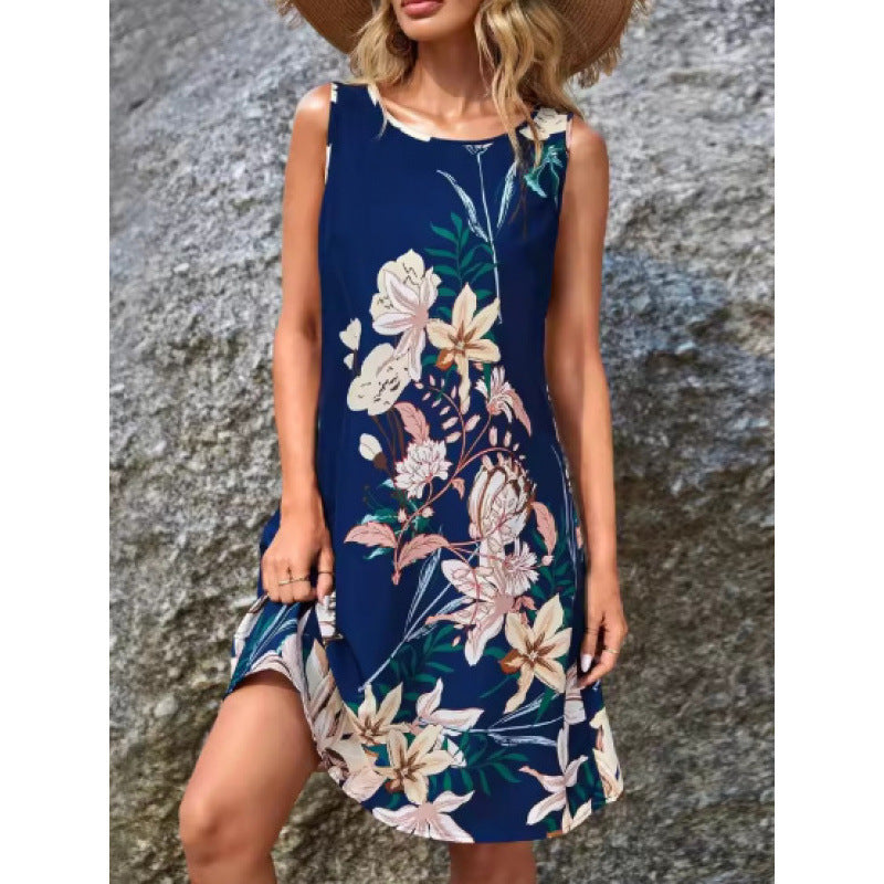 Robe shift sans manches décontractée pour femmes Chic und Stil
