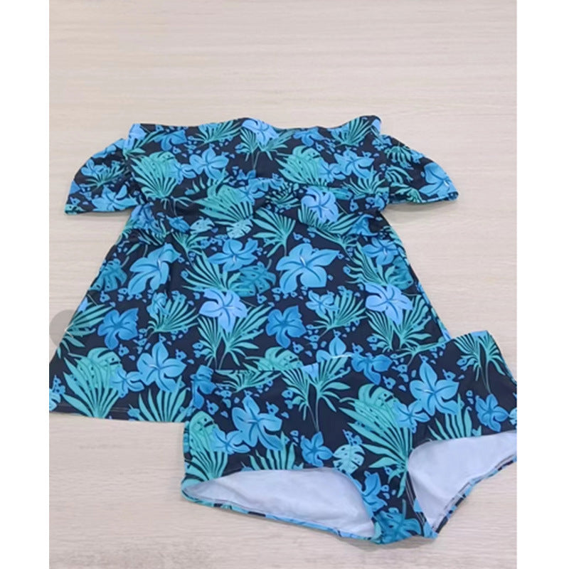 Vêtement de bain floral à nouer pour femmes Chic und Stil