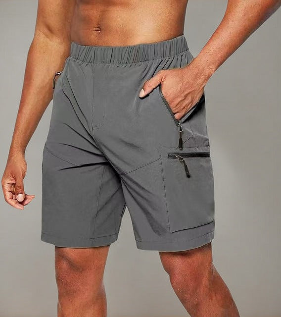 Shorts fonctionnels pour hommes avec taille élastique et poches zippées pratiques Chic und Stil