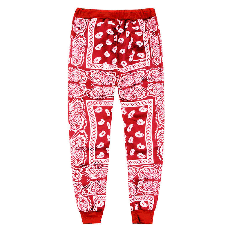 Pantalon de jogging décontracté pour hommes avec motif bandana unique Chic und Stil