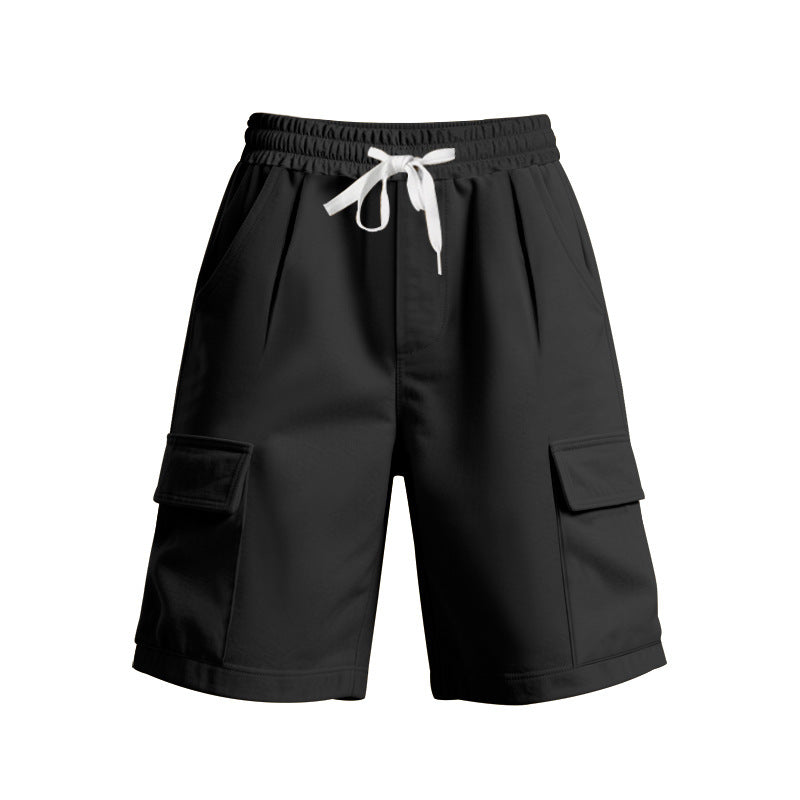 Shorts de cargo décontractés pour hommes avec taille élastique et poches latérales pratiques Chic und Stil
