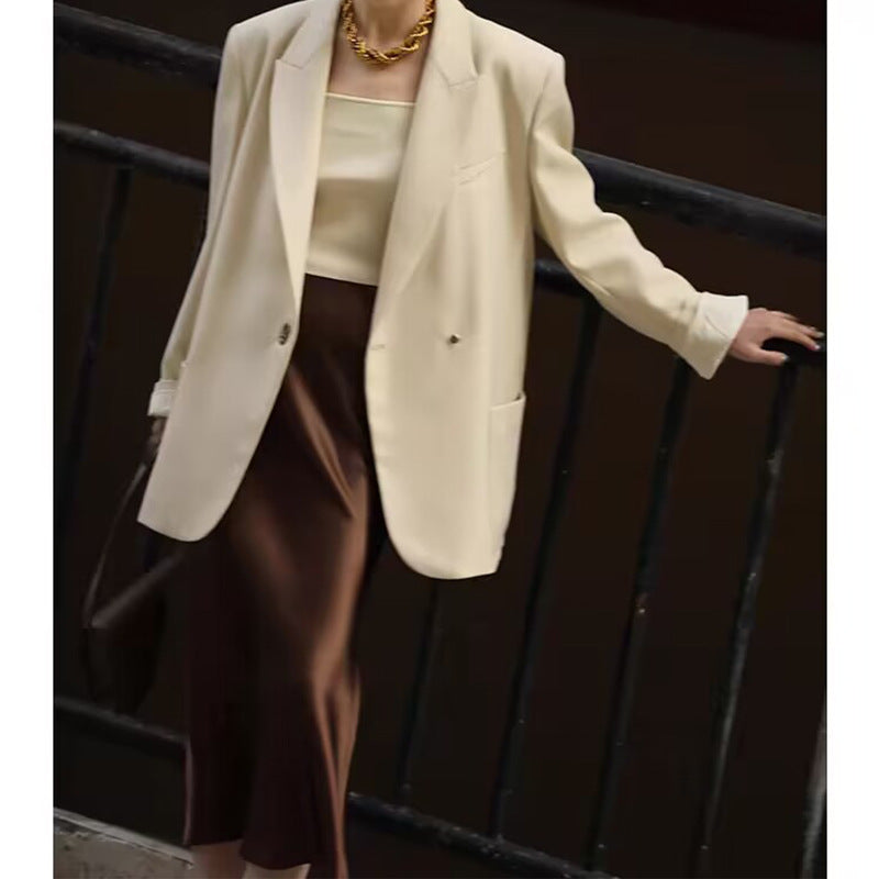 Blazer Sophistiqué Femme Chic und Stil