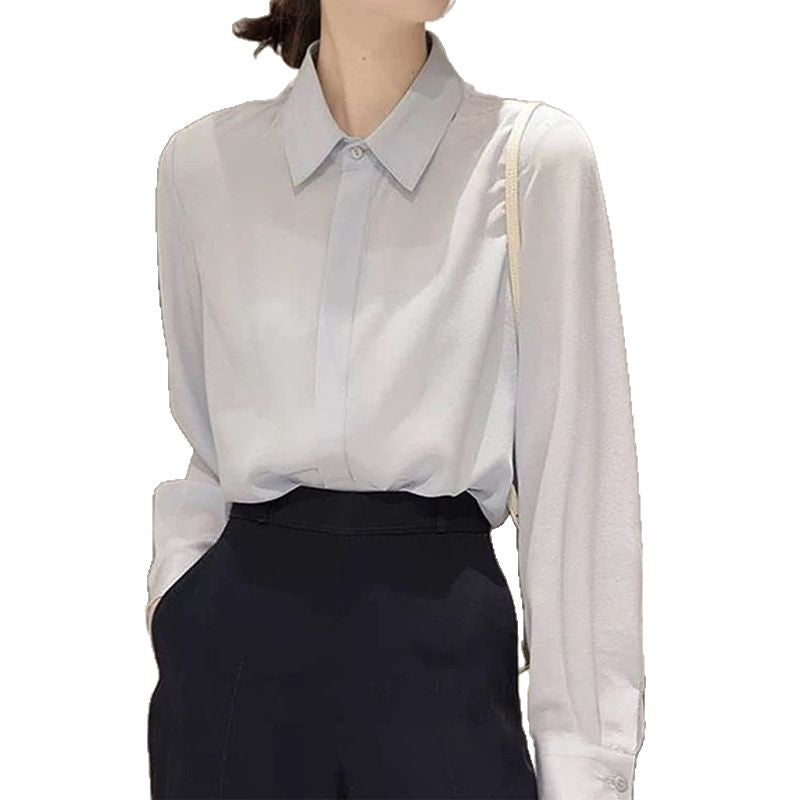 Chemisier transparent à manches longues pour femmes Chic und Stil