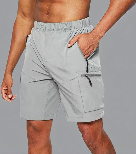 Shorts fonctionnels pour hommes avec taille élastique et poches zippées pratiques Chic und Stil
