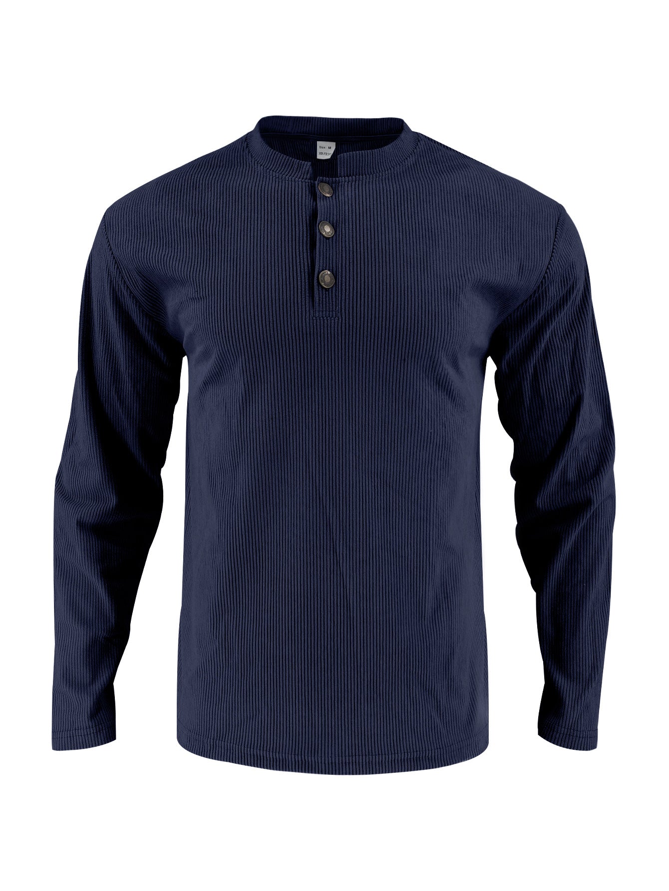 Chemise à manches longues pour hommes avec patte de boutonnage confortable et design texturé Chic und Stil