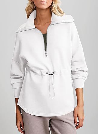Pull à capuche décontracté pour femmes avec réglage pratique par cordon Chic und Stil