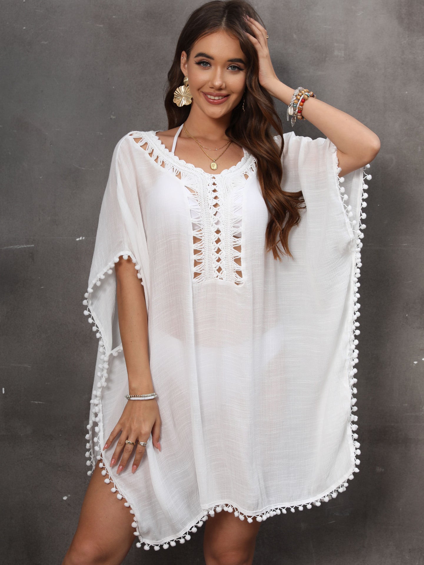 Dames Bohème Couverture de Plage Chic und Stil