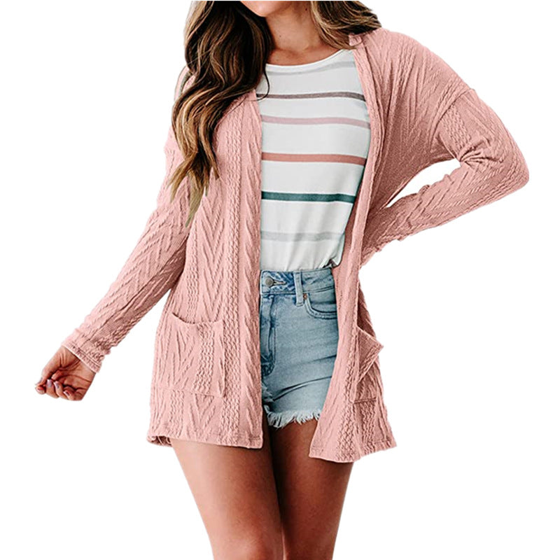Dame cardigan au design décontracté Chic und Stil
