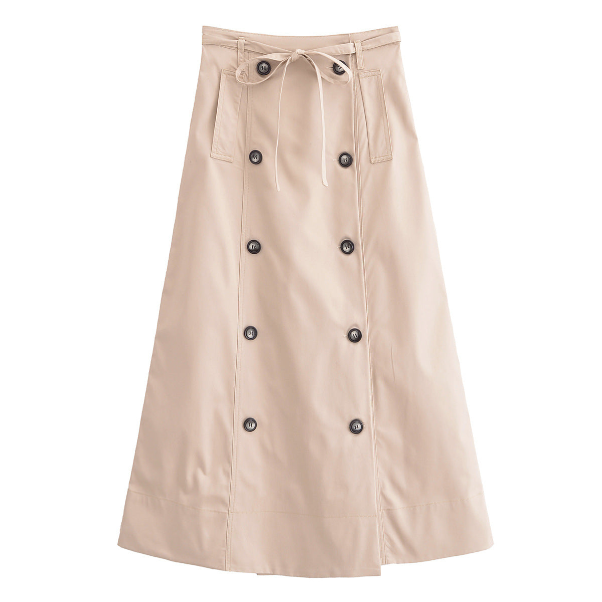 Blouse à manches courtes pour femmes avec ceinture cintrable et design de poches pratique Chic und Stil