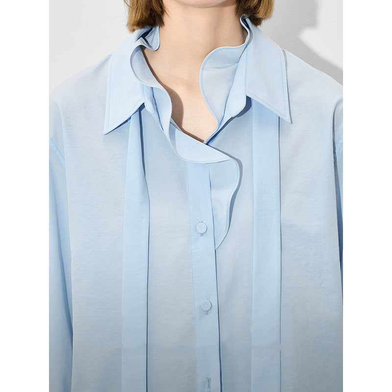 Chemise élégante à volants pour femmes Chic und Stil