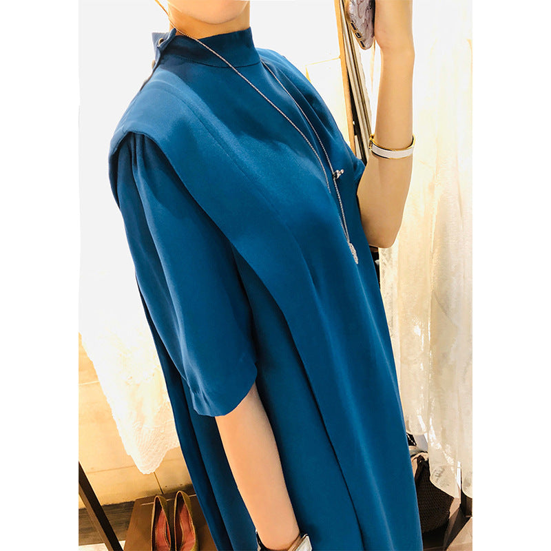 Robe midi élégante pour femmes avec manches statement Chic und Stil