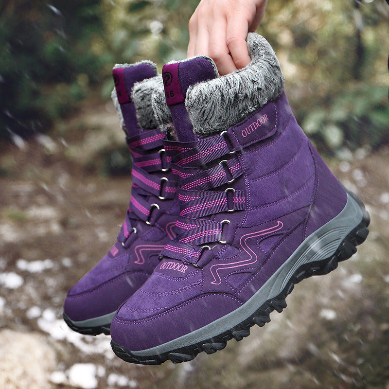 Bottes d'hiver confortables pour femmes avec doublure isolante Chic und Stil