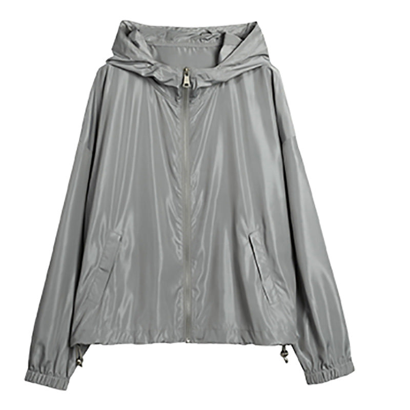 Veste coupe-vent à capuche légère pour femmes Chic und Stil