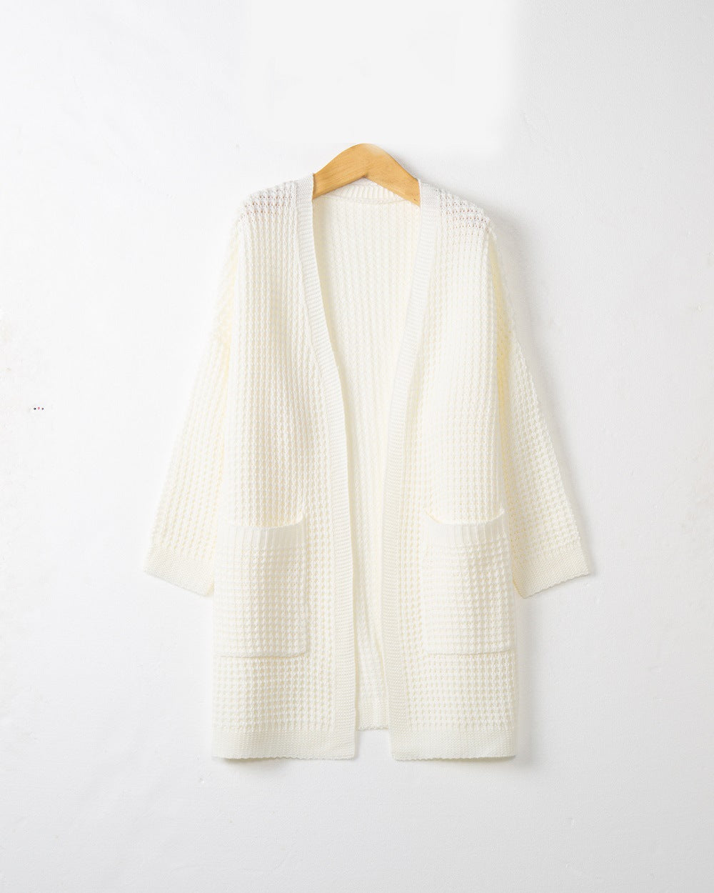 Cardigan en tricot décontracté pour femmes avec poches et coupe ouverte Chic und Stil