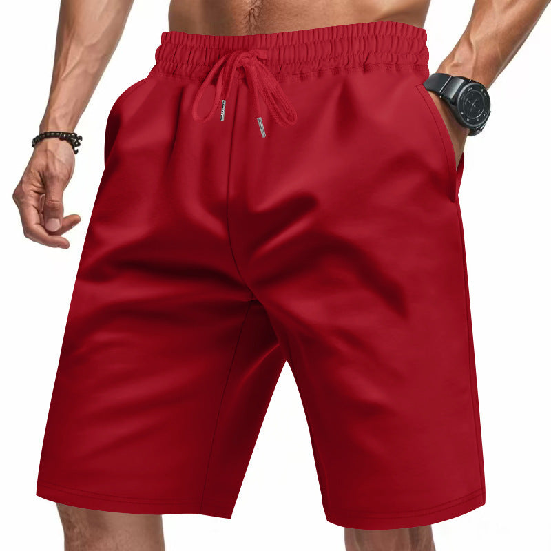 Pantalons de sport respirants pour hommes avec taille élastique et poches latérales Chic und Stil