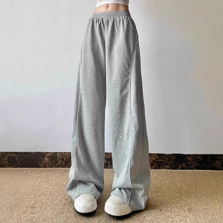 Pantalon de jogging décontracté pour femmes avec une coupe ample et une taille élastique Chic und Stil