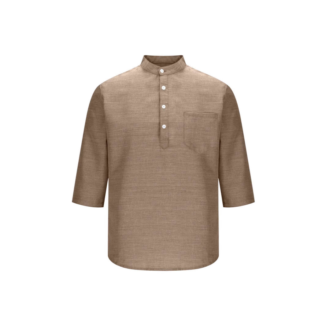 Chemise à carreaux mi-longue pour femme au style élégant Chic und Stil