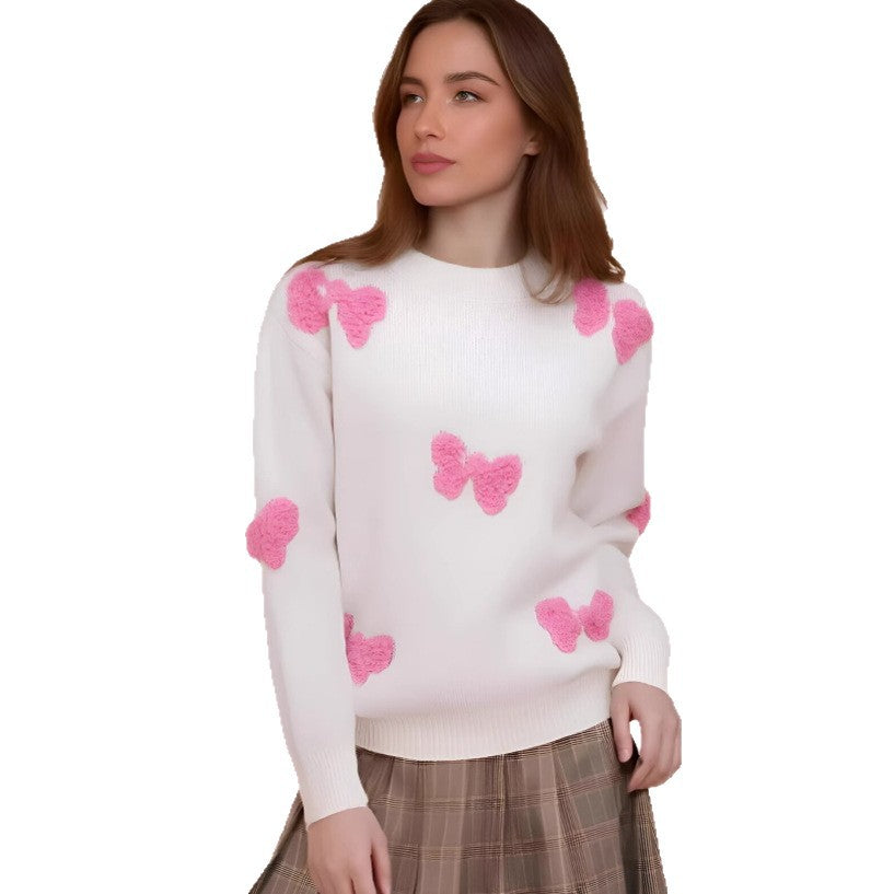 Pull confortable pour femmes avec un design de cœur moderne et un tricot doux Chic und Stil