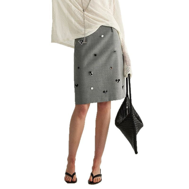 Jupe crayon taille haute élégante pour femmes Chic und Stil