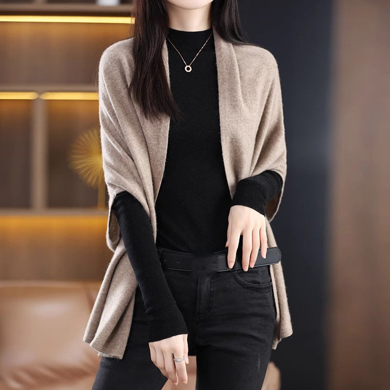 Cardigan Tricot Ouvert Confort Femme Chic und Stil