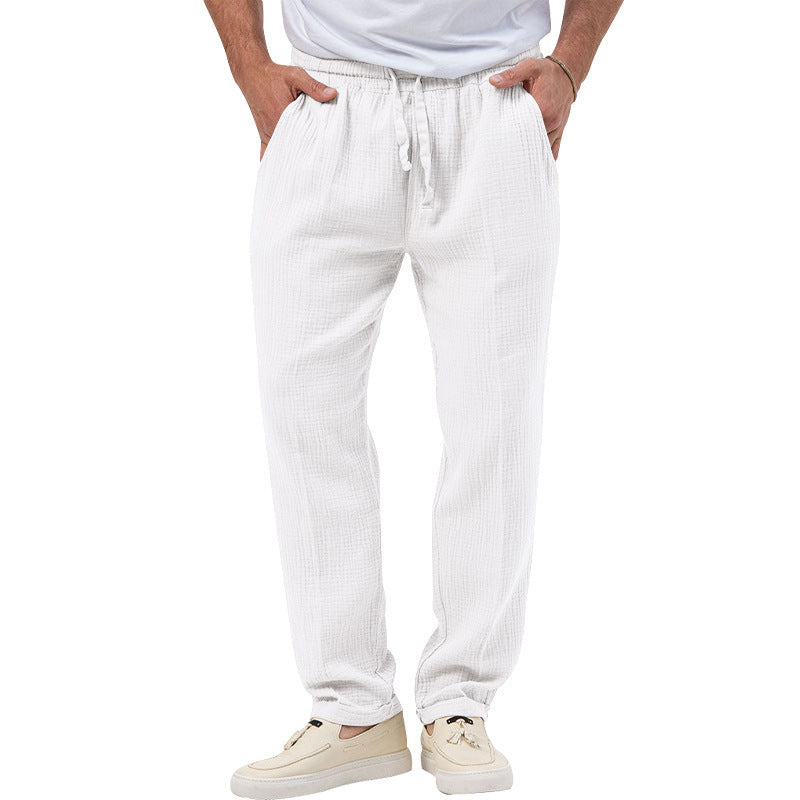 Comfortable leisure pants for men with elastic waist and practical pockets Chic and Style