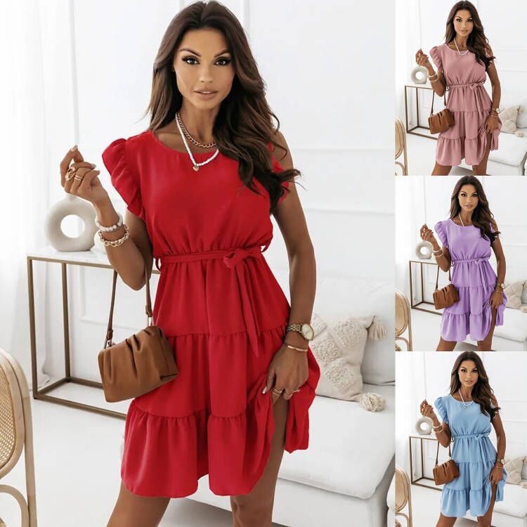 Robe mini en tulle à volants Chic und Stil