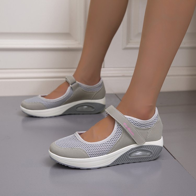 Baskets Slip-On Confortables pour Femmes avec Structure en Maille Respirante Chic und Stil