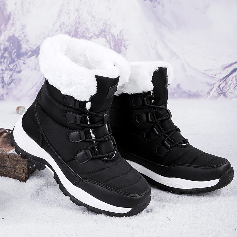 Bottes d'hiver pour dames avec semelle antidérapante et doublure intérieure chauffante Chic und Stil