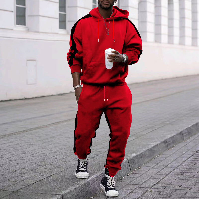Veste de jogging sportif pour hommes avec éléments latéraux contrastés Chic und Stil