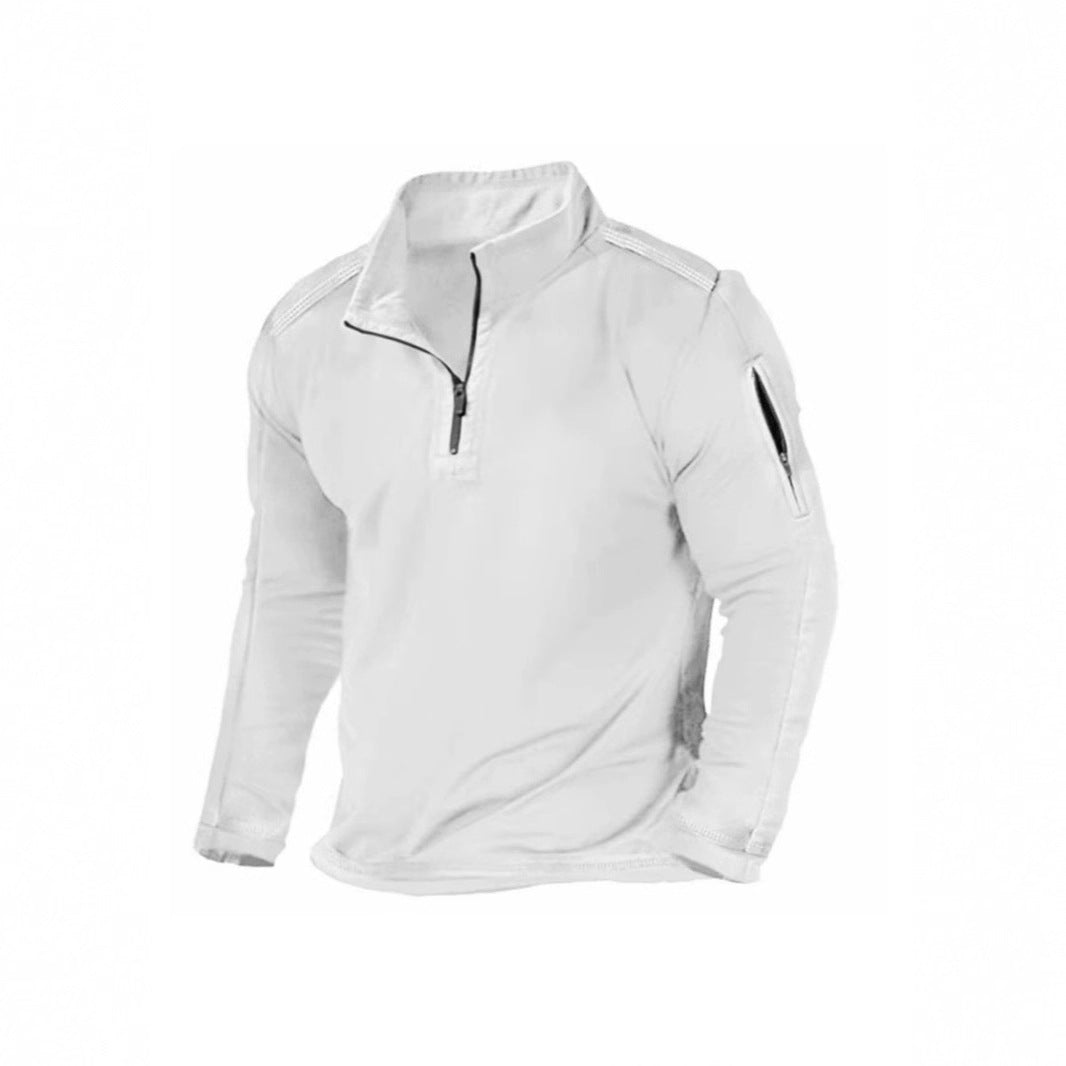 Pull fonctionnel pour hommes avec demi-fermeture éclair et poches pratiques Chic und Stil