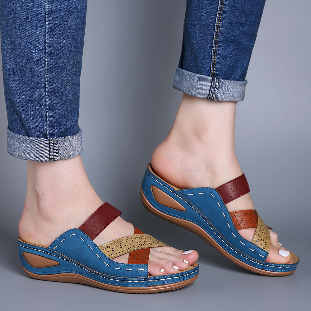 Sandales confortables pour femmes avec coupe tendance et brides ajustables Chic und Stil