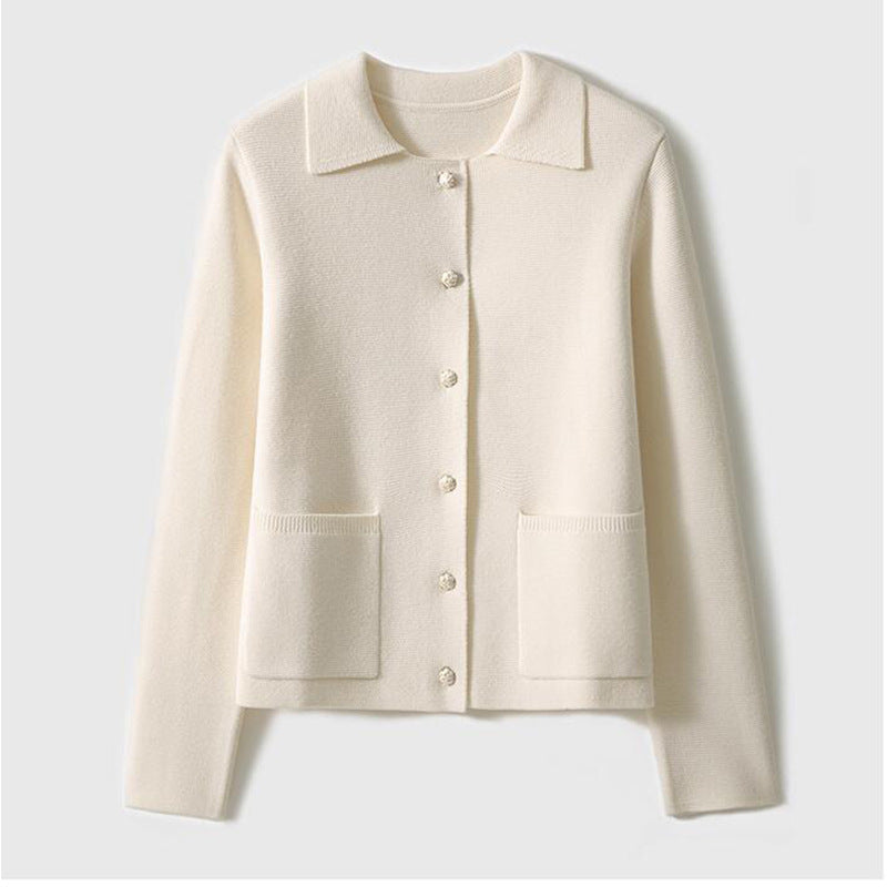 Cardigan en maille élégant pour femme avec accents de boutons Chic und Stil