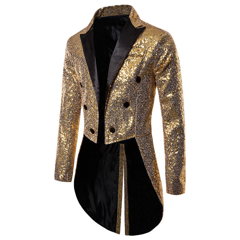 Blazer à sequins glamour pour hommes avec design exclusif Chic und Stil