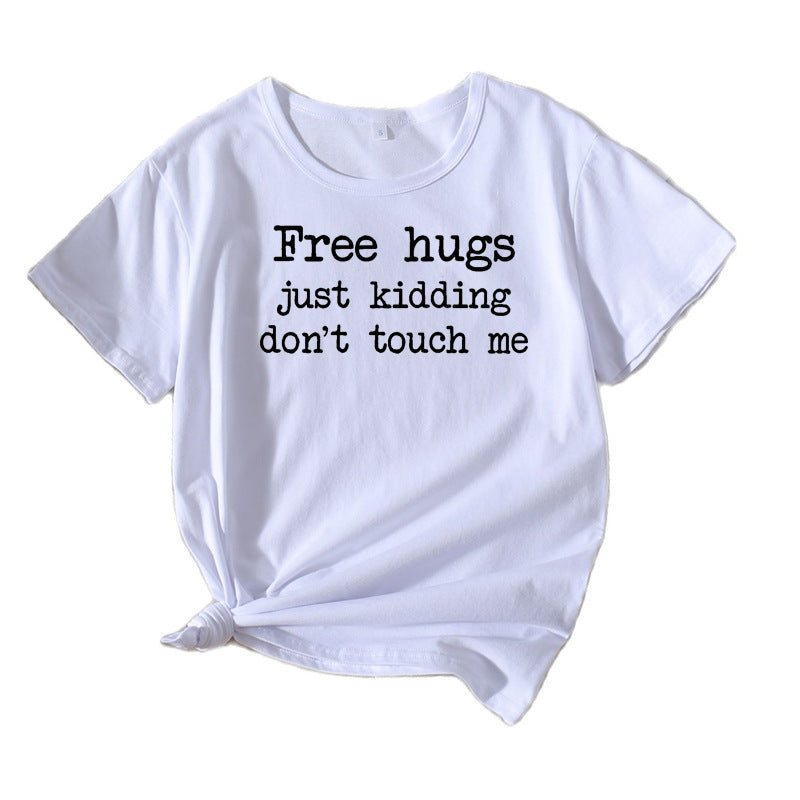 Damen verspieltes Statement T-Shirt Chic und Stil