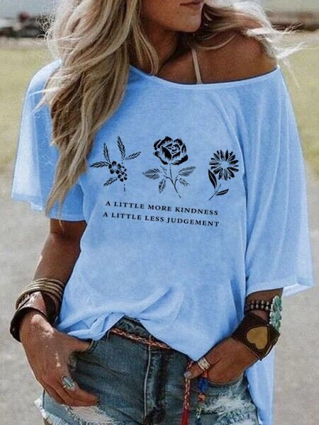 T-shirt graphique grande taille pour dames Chic und Stil