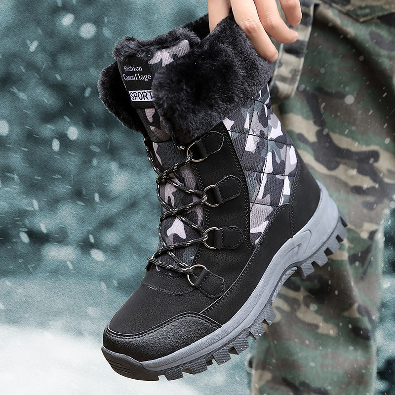 Bottes d'hiver isolées pour femmes avec profil antidérapant et doublure moelleuse Chic und Stil