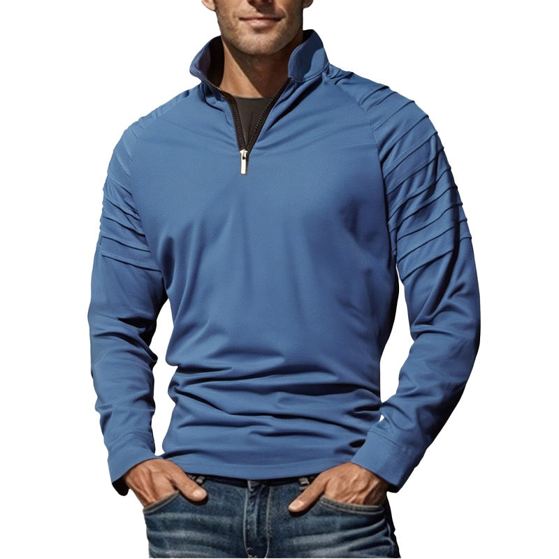 Pull fonctionnel pour hommes avec demi-zip et design moderne Chic und Stil