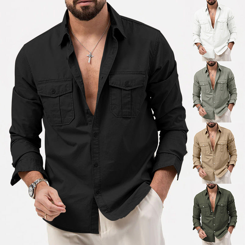 Chemise à manches courtes pour hommes avec deux poches poitrine et coupe moderne Chic und Stil